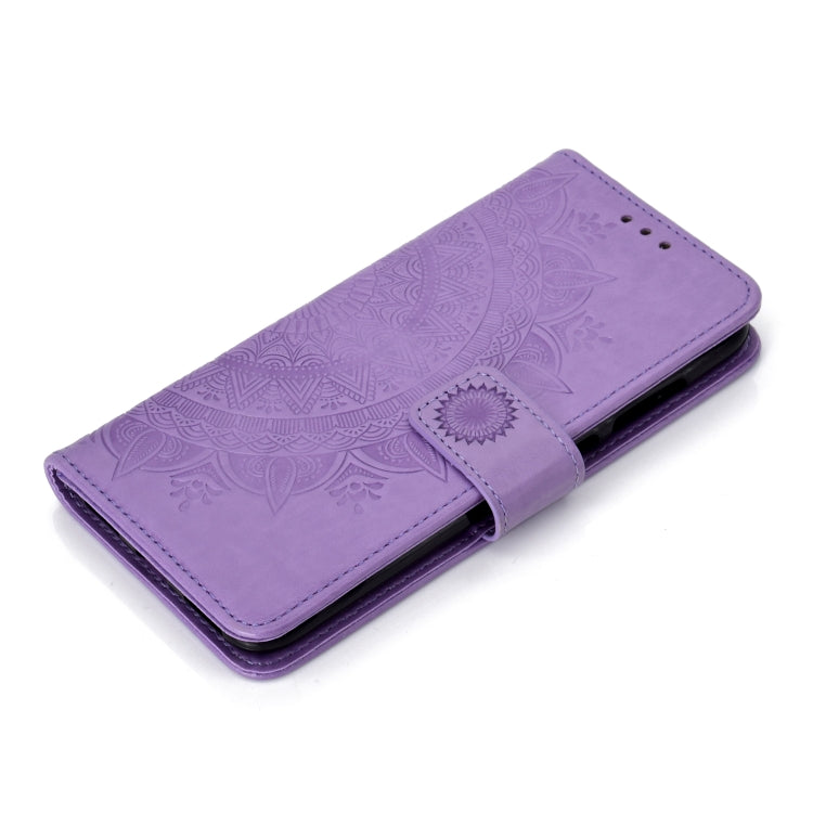 For Huawei Y7 (2019) Totem Flower Embossed Horizontal Flip TPU + PU Leather Case with Holder & Card Slots & Wallet