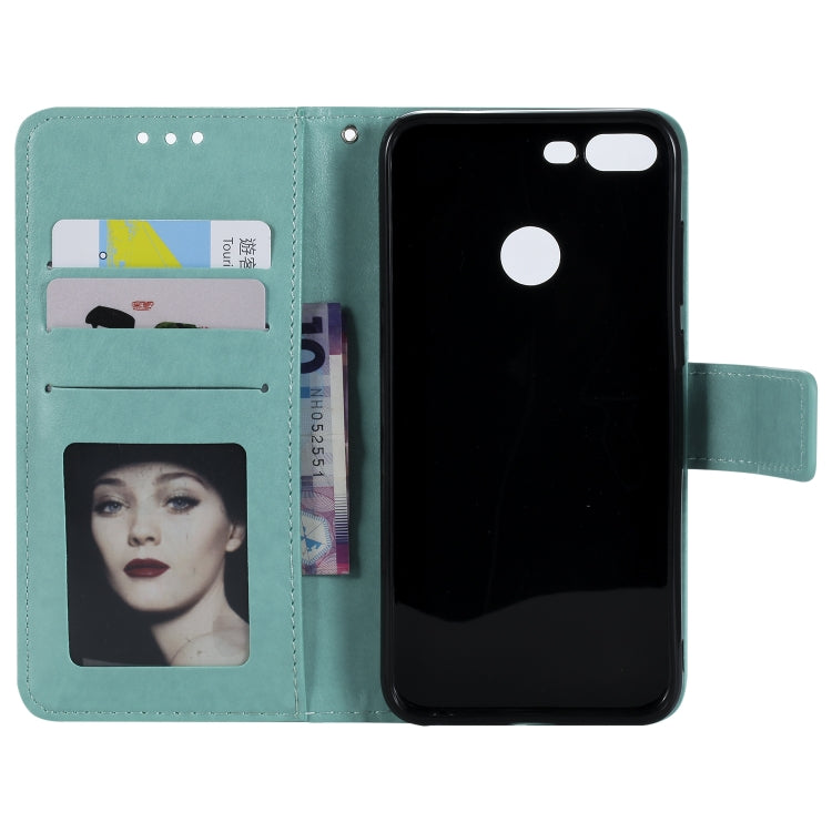For Huawei Honor 9 Lite Totem Flower Embossed Horizontal Flip TPU + PU Leather Case with Holder & Card Slots & Wallet