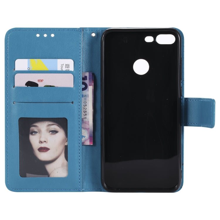 For Huawei Honor 9 Lite Totem Flower Embossed Horizontal Flip TPU + PU Leather Case with Holder & Card Slots & Wallet