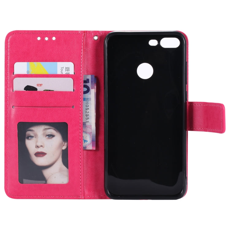 For Huawei Honor 9 Lite Totem Flower Embossed Horizontal Flip TPU + PU Leather Case with Holder & Card Slots & Wallet