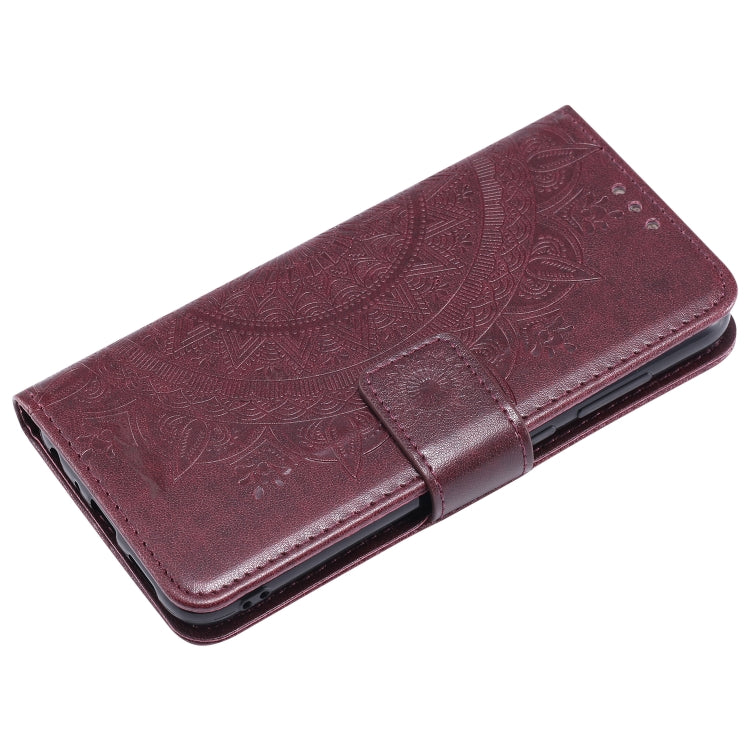 For Huawei Honor 9 Lite Totem Flower Embossed Horizontal Flip TPU + PU Leather Case with Holder & Card Slots & Wallet