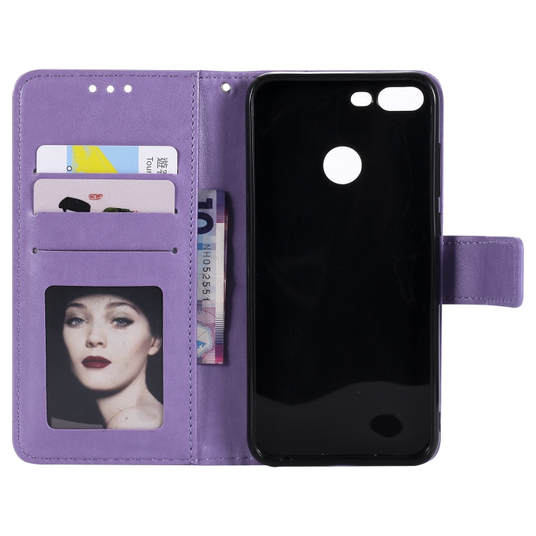 For Huawei Honor 9 Lite Totem Flower Embossed Horizontal Flip TPU + PU Leather Case with Holder & Card Slots & Wallet