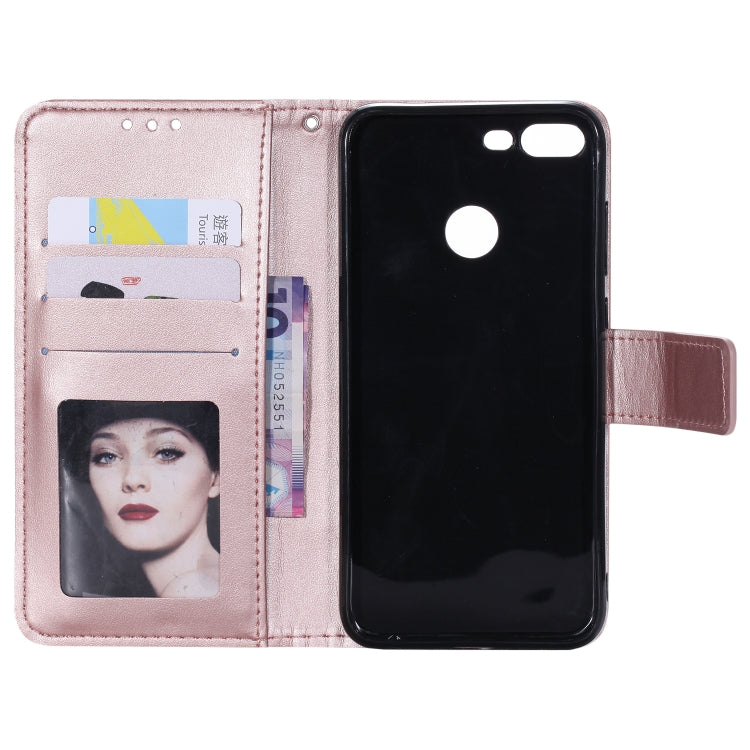 For Huawei Honor 9 Lite Totem Flower Embossed Horizontal Flip TPU + PU Leather Case with Holder & Card Slots & Wallet
