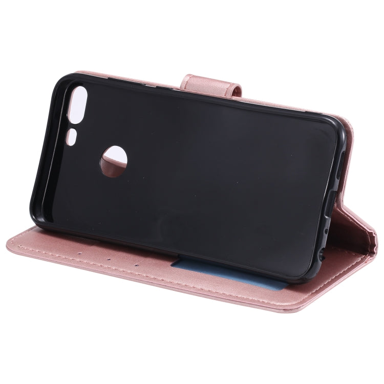 For Huawei Honor 9 Lite Totem Flower Embossed Horizontal Flip TPU + PU Leather Case with Holder & Card Slots & Wallet