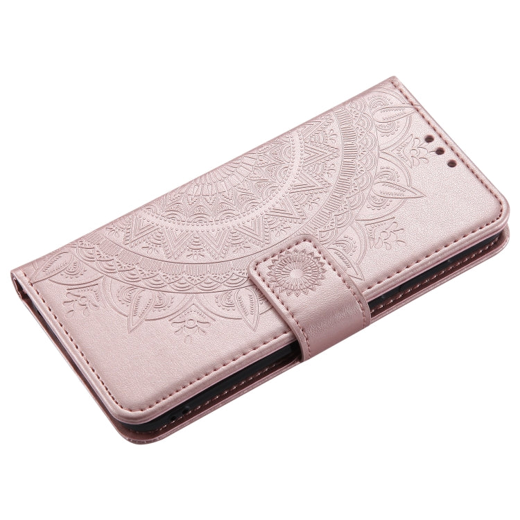 For Huawei Honor 9 Lite Totem Flower Embossed Horizontal Flip TPU + PU Leather Case with Holder & Card Slots & Wallet
