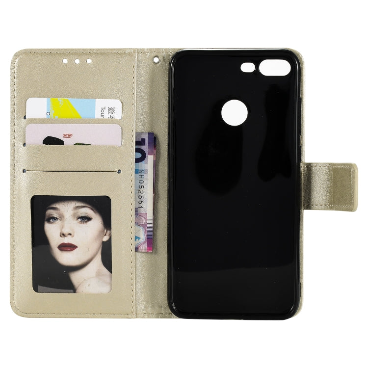 For Huawei Honor 9 Lite Totem Flower Embossed Horizontal Flip TPU + PU Leather Case with Holder & Card Slots & Wallet