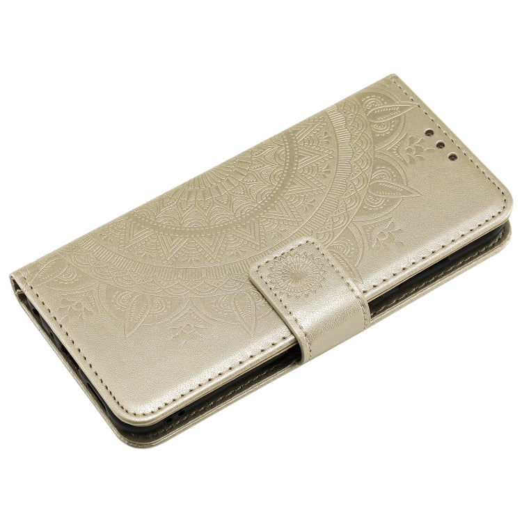 For Huawei Honor 9 Lite Totem Flower Embossed Horizontal Flip TPU + PU Leather Case with Holder & Card Slots & Wallet