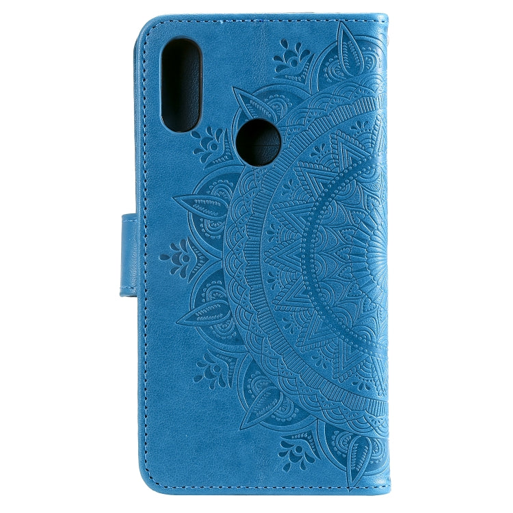 For Huawei Honor 20 Lite Totem Flower Embossed Horizontal Flip TPU + PU Leather Case with Holder & Card Slots & Wallet