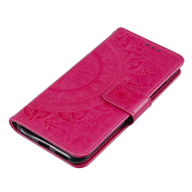 For Huawei Honor 20 Lite Totem Flower Embossed Horizontal Flip TPU + PU Leather Case with Holder & Card Slots & Wallet