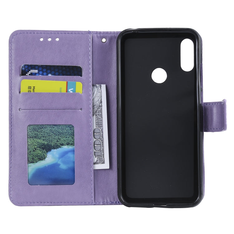 For Huawei Honor 20 Lite Totem Flower Embossed Horizontal Flip TPU + PU Leather Case with Holder & Card Slots & Wallet