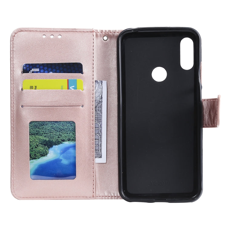 For Huawei Honor 20 Lite Totem Flower Embossed Horizontal Flip TPU + PU Leather Case with Holder & Card Slots & Wallet