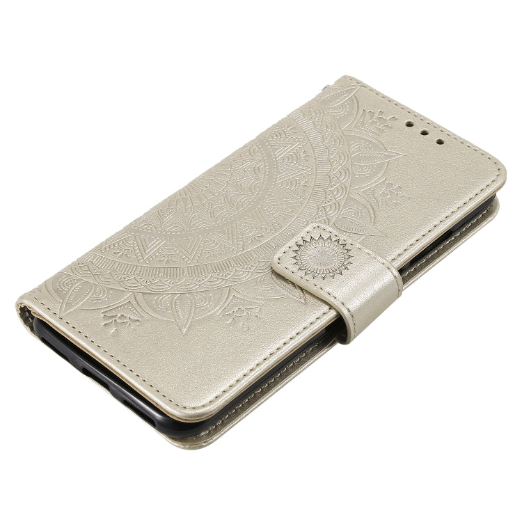 For Huawei Honor 20 Lite Totem Flower Embossed Horizontal Flip TPU + PU Leather Case with Holder & Card Slots & Wallet