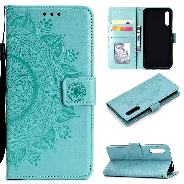 For Huawei Honor 9X Totem Flower Embossed Horizontal Flip TPU + PU Leather Case with Holder & Card Slots & Wallet