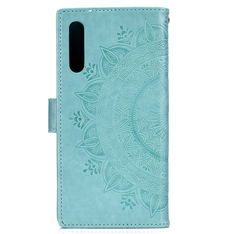 For Huawei Honor 9X Totem Flower Embossed Horizontal Flip TPU + PU Leather Case with Holder & Card Slots & Wallet