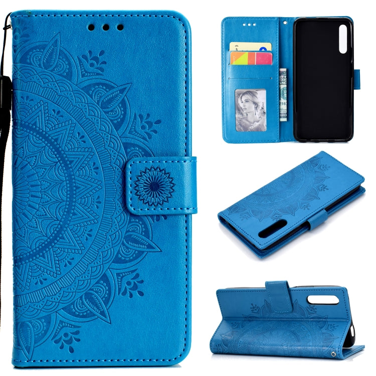 For Huawei Honor 9X Totem Flower Embossed Horizontal Flip TPU + PU Leather Case with Holder & Card Slots & Wallet