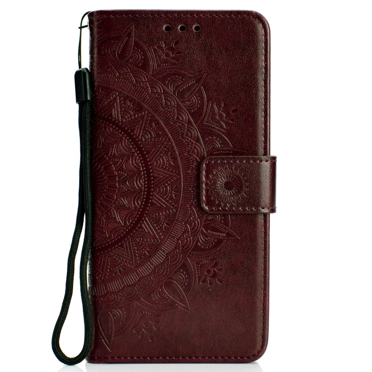 For Huawei Honor 9X Totem Flower Embossed Horizontal Flip TPU + PU Leather Case with Holder & Card Slots & Wallet
