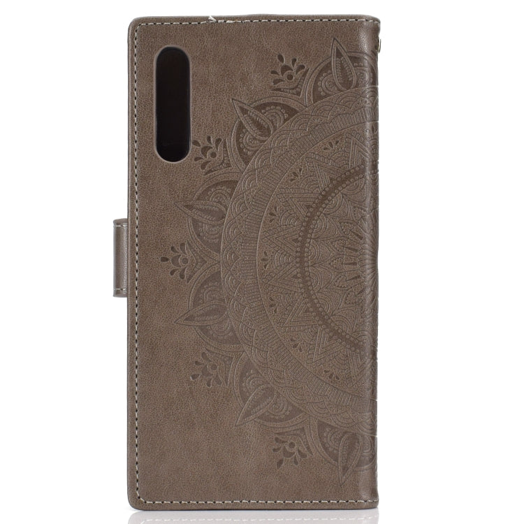 For Huawei Honor 9X Totem Flower Embossed Horizontal Flip TPU + PU Leather Case with Holder & Card Slots & Wallet