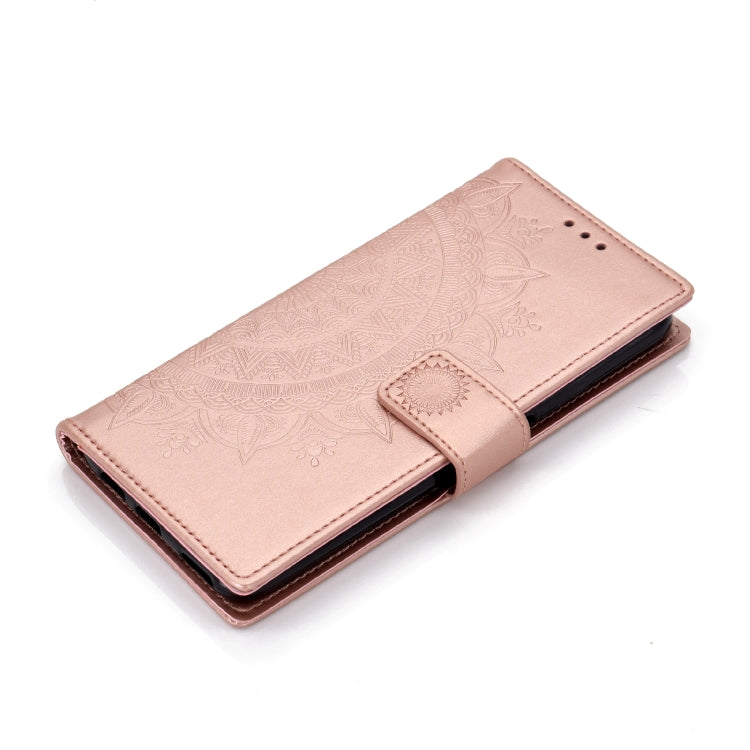 For Huawei Honor 9X Totem Flower Embossed Horizontal Flip TPU + PU Leather Case with Holder & Card Slots & Wallet