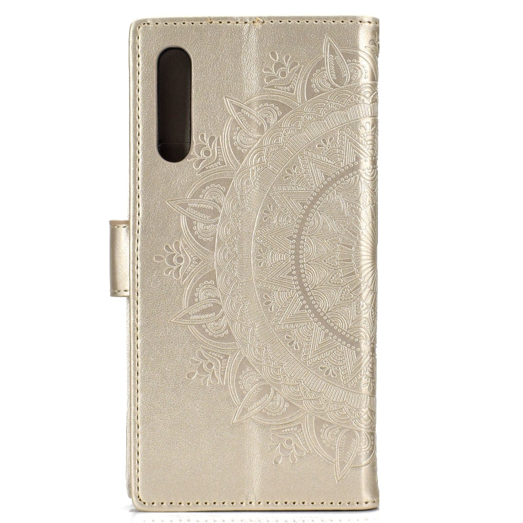 For Huawei Honor 9X Totem Flower Embossed Horizontal Flip TPU + PU Leather Case with Holder & Card Slots & Wallet