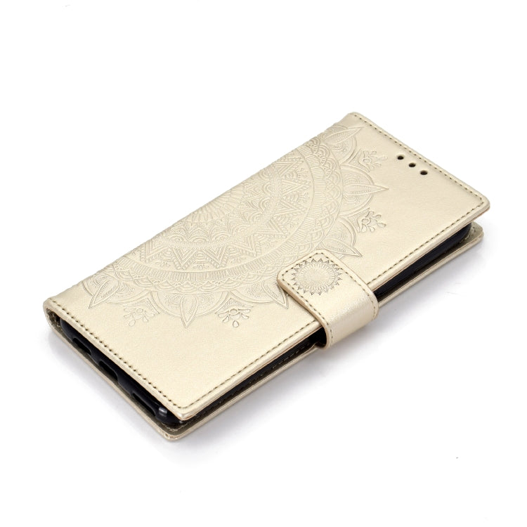 For Huawei Honor 9X Totem Flower Embossed Horizontal Flip TPU + PU Leather Case with Holder & Card Slots & Wallet
