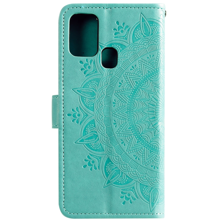 For Huawei Honor 9X Lite Totem Flower Embossed Horizontal Flip TPU + PU Leather Case with Holder & Card Slots & Wallet