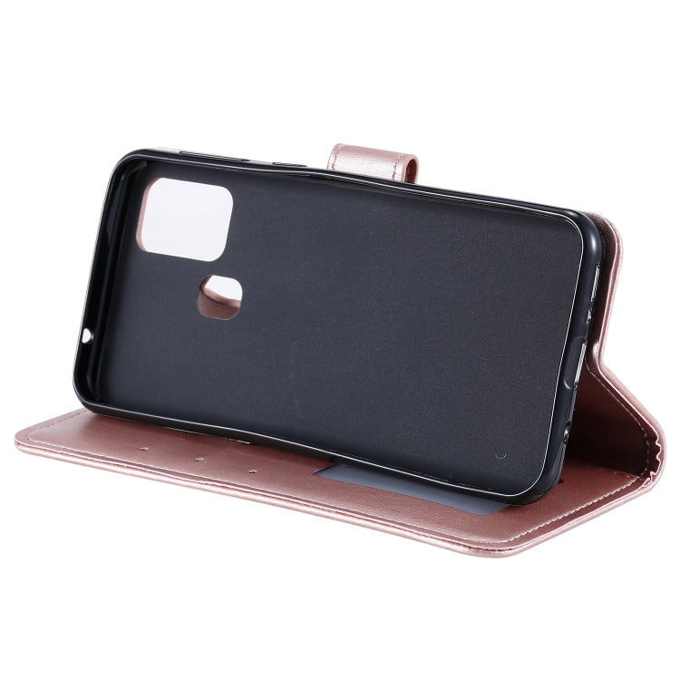 For Huawei Honor 9X Lite Totem Flower Embossed Horizontal Flip TPU + PU Leather Case with Holder & Card Slots & Wallet