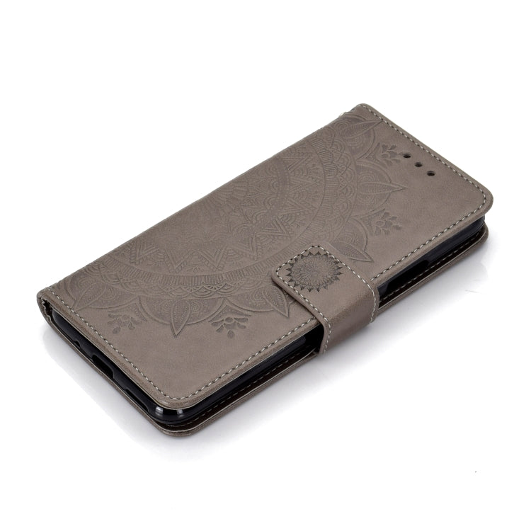 For Huawei Honor 20 Totem Flower Embossed Horizontal Flip TPU + PU Leather Case with Holder & Card Slots & Wallet