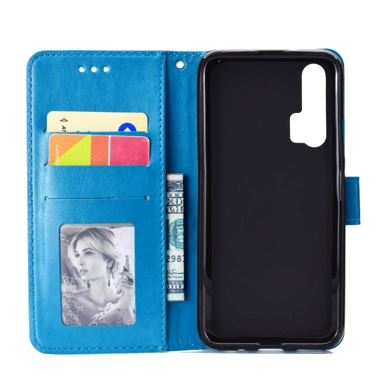 For Huawei Honor 20 Pro Totem Flower Embossed Horizontal Flip TPU + PU Leather Case with Holder & Card Slots & Wallet