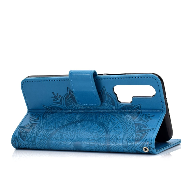 For Huawei Honor 20 Pro Totem Flower Embossed Horizontal Flip TPU + PU Leather Case with Holder & Card Slots & Wallet