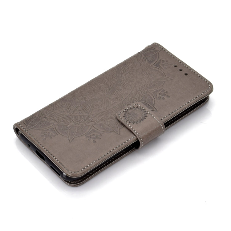 For Huawei Honor 20 Pro Totem Flower Embossed Horizontal Flip TPU + PU Leather Case with Holder & Card Slots & Wallet