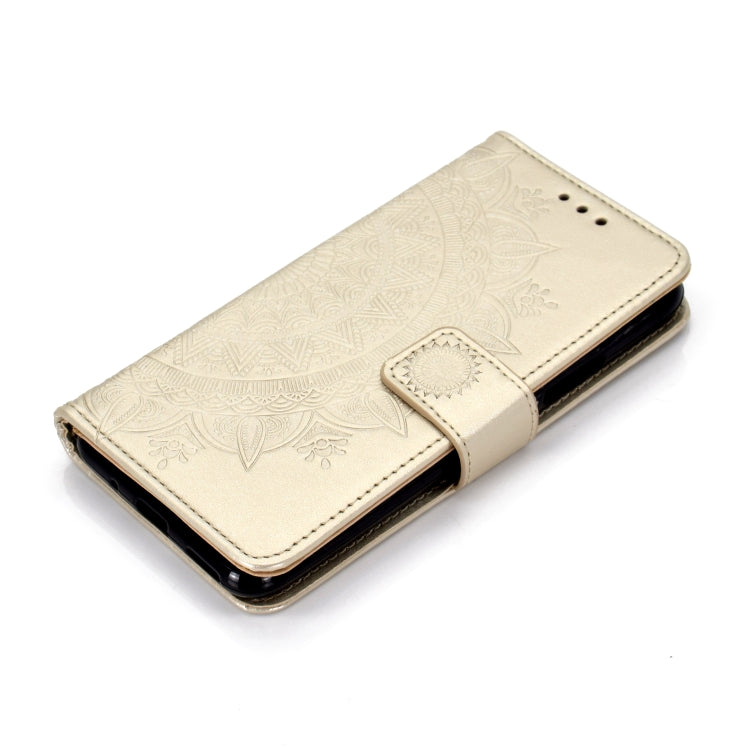 For Huawei Honor 20 Pro Totem Flower Embossed Horizontal Flip TPU + PU Leather Case with Holder & Card Slots & Wallet