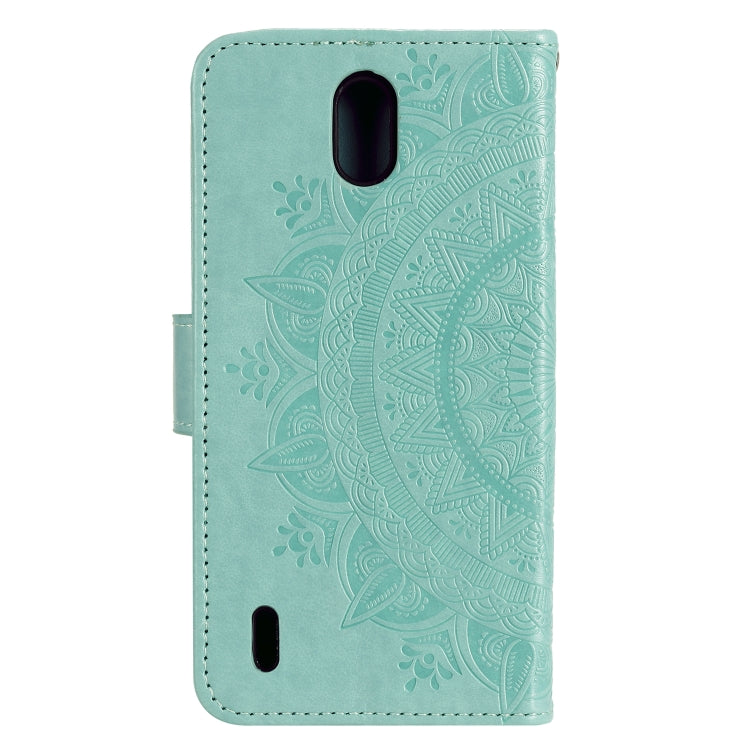 For Nokia 1.3 Totem Flower Embossed Horizontal Flip TPU + PU Leather Case with Holder & Card Slots & Wallet