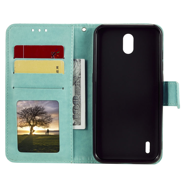 For Nokia 1.3 Totem Flower Embossed Horizontal Flip TPU + PU Leather Case with Holder & Card Slots & Wallet