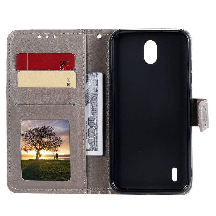 For Nokia 1.3 Totem Flower Embossed Horizontal Flip TPU + PU Leather Case with Holder & Card Slots & Wallet