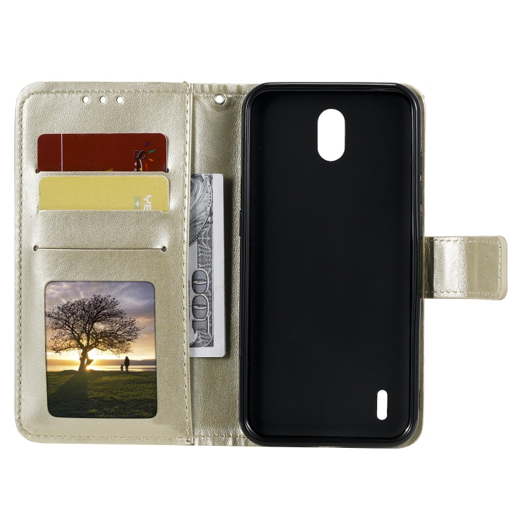 For Nokia 1.3 Totem Flower Embossed Horizontal Flip TPU + PU Leather Case with Holder & Card Slots & Wallet