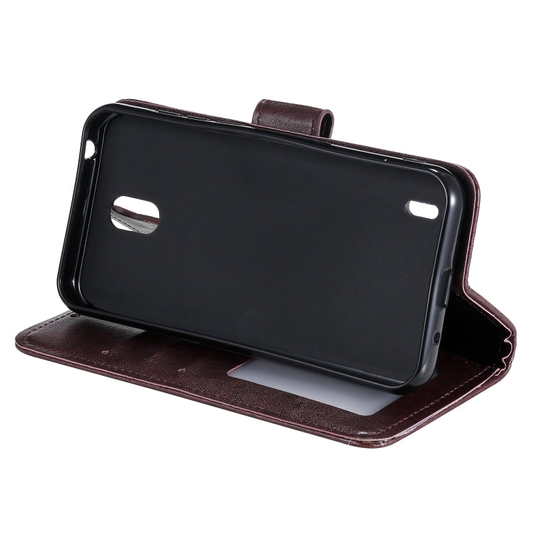 For Nokia 1.3 Totem Flower Embossed Horizontal Flip TPU + PU Leather Case with Holder & Card Slots & Wallet