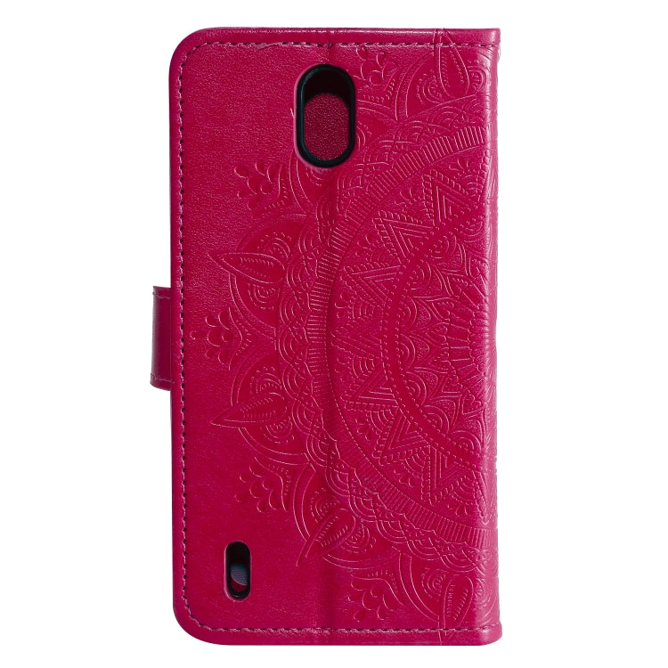 For Nokia 1.3 Totem Flower Embossed Horizontal Flip TPU + PU Leather Case with Holder & Card Slots & Wallet