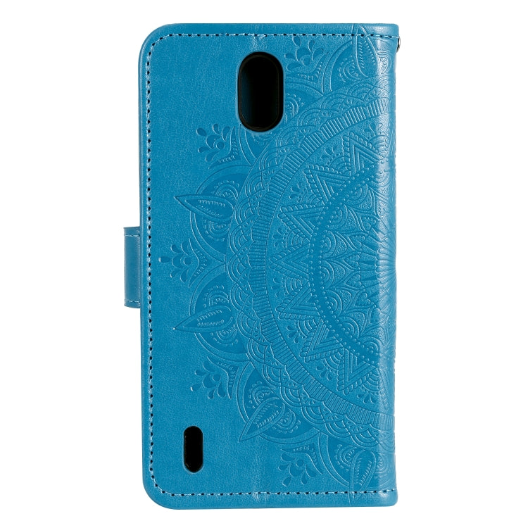 For Nokia 1.3 Totem Flower Embossed Horizontal Flip TPU + PU Leather Case with Holder & Card Slots & Wallet