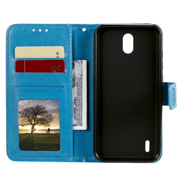 For Nokia 1.3 Totem Flower Embossed Horizontal Flip TPU + PU Leather Case with Holder & Card Slots & Wallet