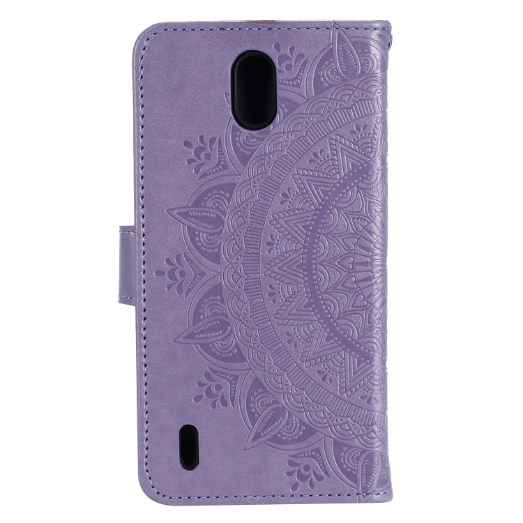 For Nokia 1.3 Totem Flower Embossed Horizontal Flip TPU + PU Leather Case with Holder & Card Slots & Wallet