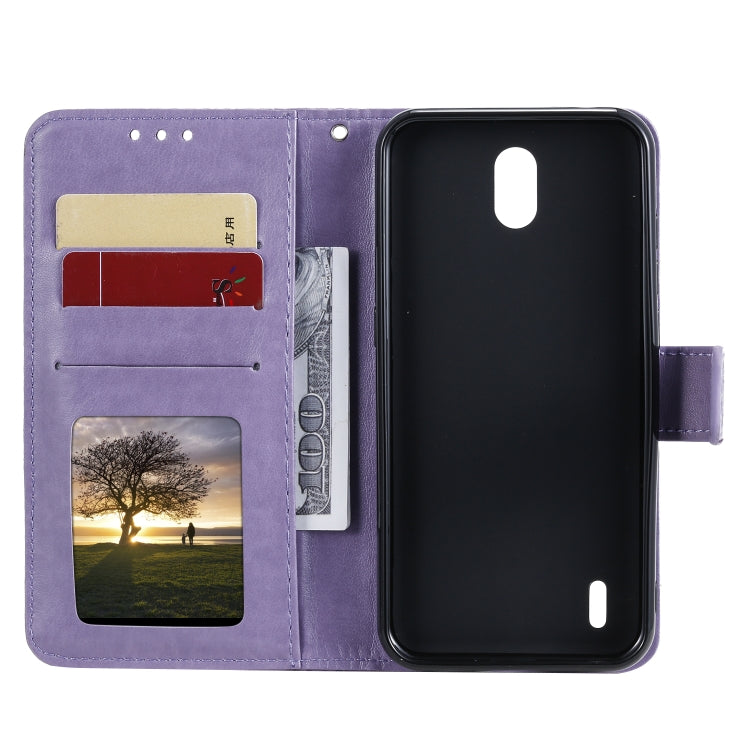 For Nokia 1.3 Totem Flower Embossed Horizontal Flip TPU + PU Leather Case with Holder & Card Slots & Wallet