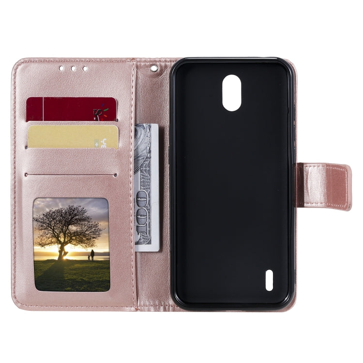 For Nokia 1.3 Totem Flower Embossed Horizontal Flip TPU + PU Leather Case with Holder & Card Slots & Wallet