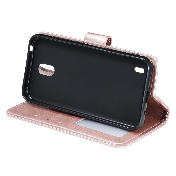 For Nokia 1.3 Totem Flower Embossed Horizontal Flip TPU + PU Leather Case with Holder & Card Slots & Wallet
