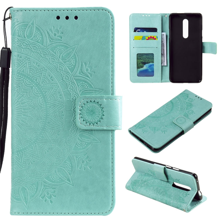For Nokia 2.4 Totem Flower Embossed Horizontal Flip TPU + PU Leather Case with Holder & Card Slots & Wallet