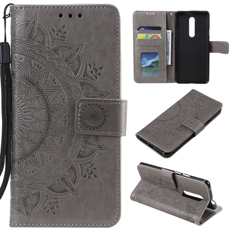 For Nokia 2.4 Totem Flower Embossed Horizontal Flip TPU + PU Leather Case with Holder & Card Slots & Wallet
