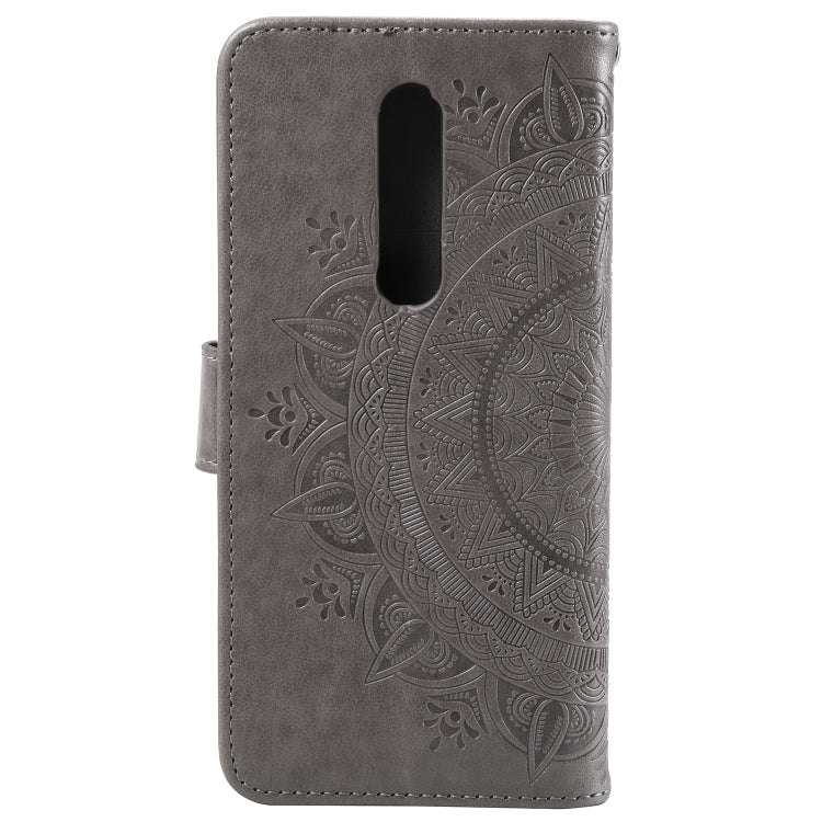 For Nokia 2.4 Totem Flower Embossed Horizontal Flip TPU + PU Leather Case with Holder & Card Slots & Wallet