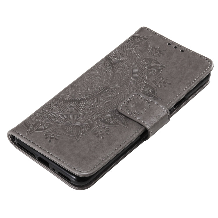 For Nokia 2.4 Totem Flower Embossed Horizontal Flip TPU + PU Leather Case with Holder & Card Slots & Wallet