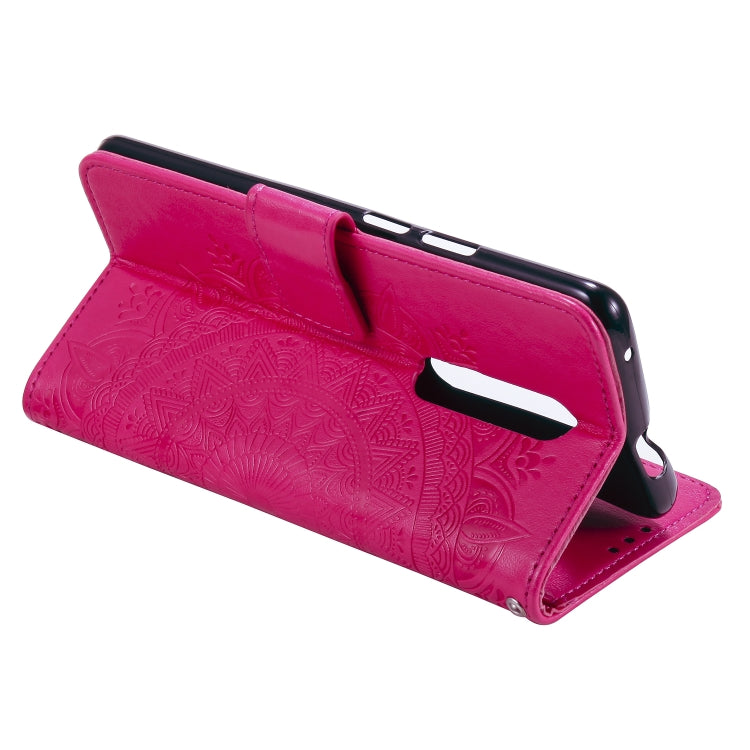 For Nokia 2.4 Totem Flower Embossed Horizontal Flip TPU + PU Leather Case with Holder & Card Slots & Wallet