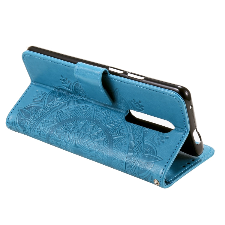 For Nokia 2.4 Totem Flower Embossed Horizontal Flip TPU + PU Leather Case with Holder & Card Slots & Wallet