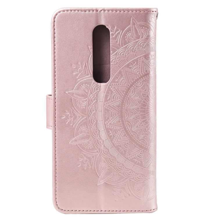 For Nokia 2.4 Totem Flower Embossed Horizontal Flip TPU + PU Leather Case with Holder & Card Slots & Wallet